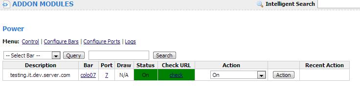 WHMCS Modules Power Control Admin Side Configure